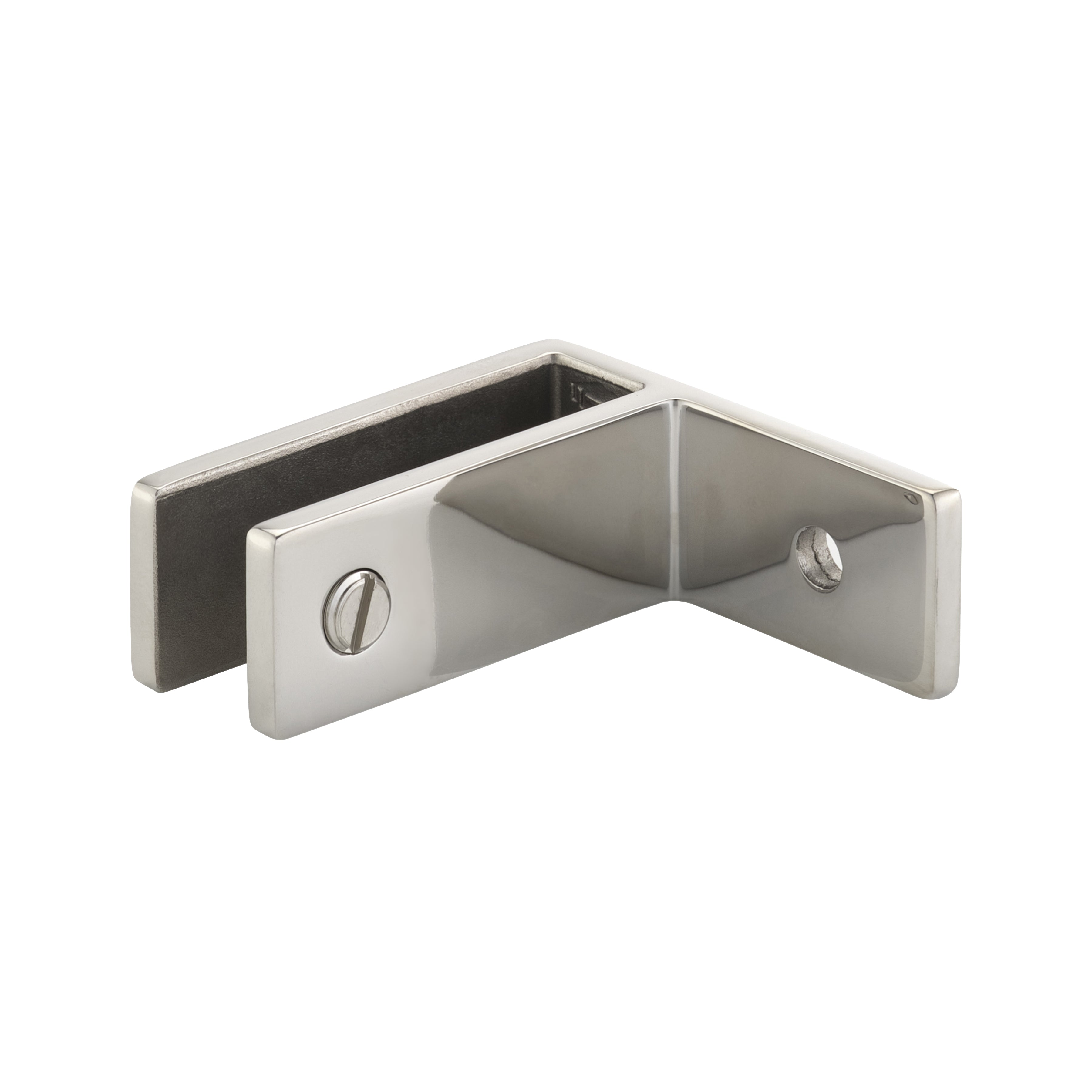 180 Degree Glass to Wall Stainless Steel Stiffener Bracket