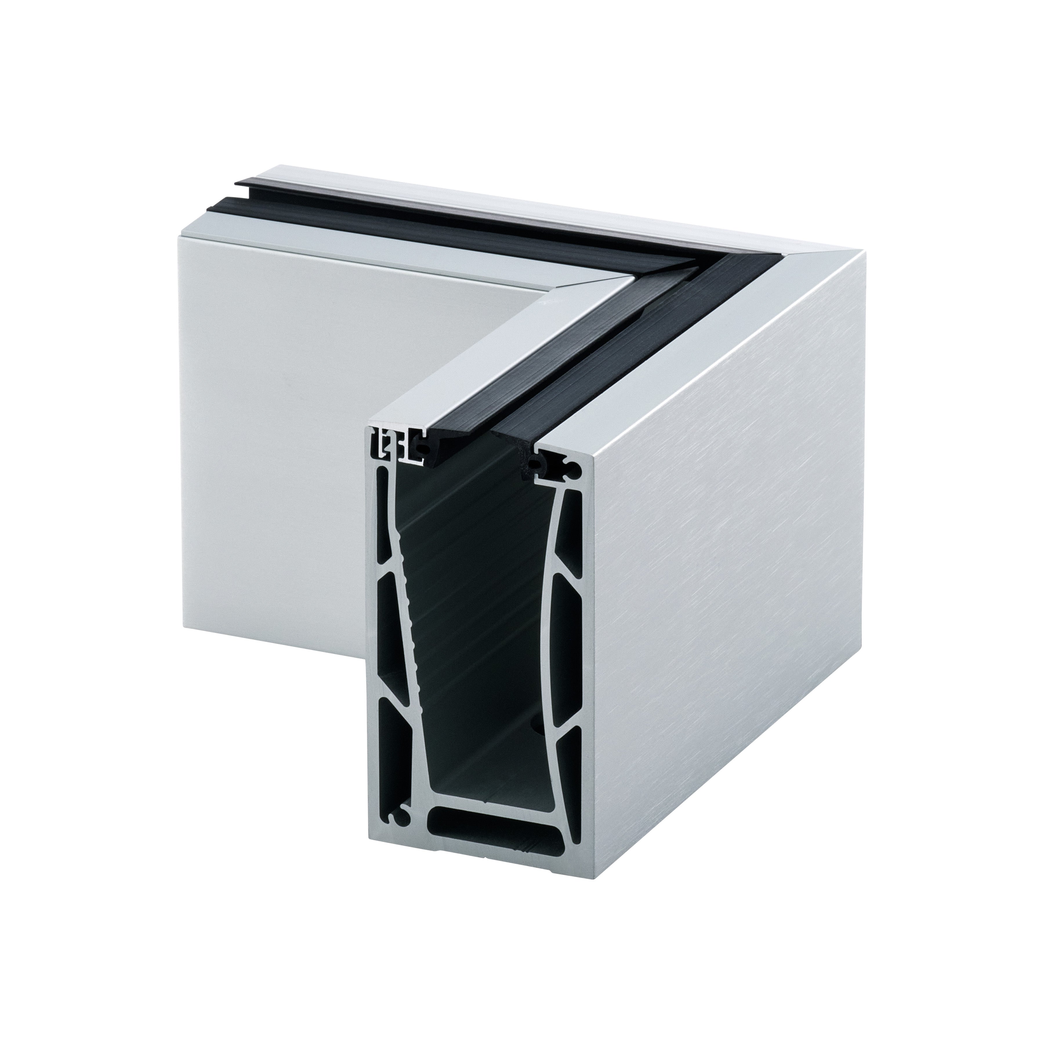 15x15cm Residential Aluminum Internal Channel / Base Shoe Corner